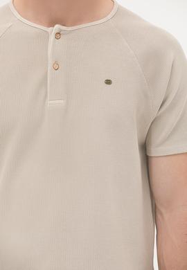 Erkek Taş Bisiklet Yaka Tişört - 50263495038