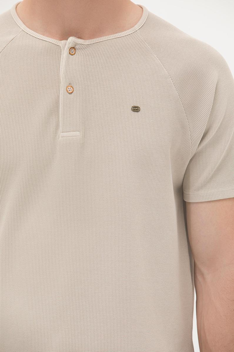 Erkek Taş Bisiklet Yaka Tişört