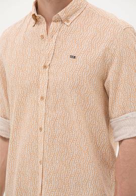 Erkek Camel Uzun Kollu Gömlek - 50264263008