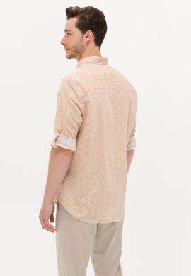 Erkek Camel Uzun Kollu Gömlek - 50264263008