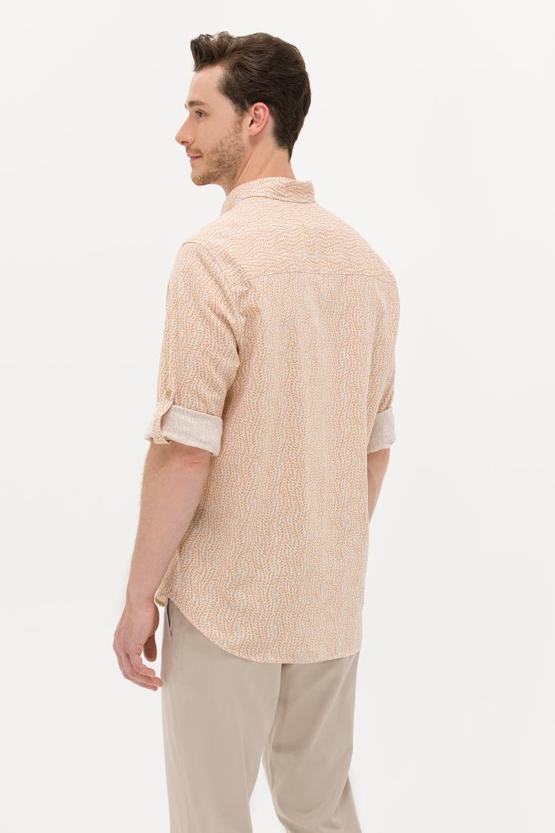 Erkek Camel Uzun Kollu Gömlek - 50264263008