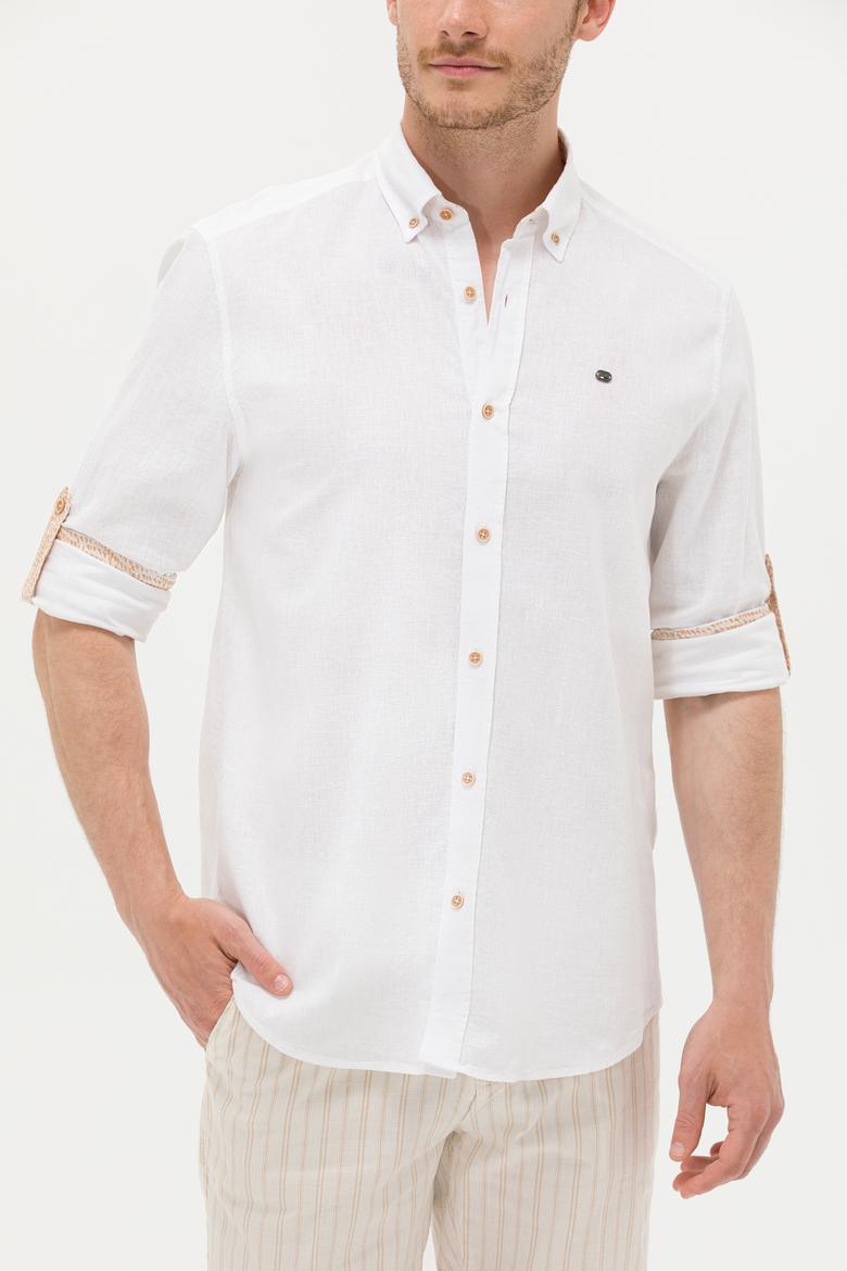 Erkek Camel Uzun Kollu Gömlek - 50264282001