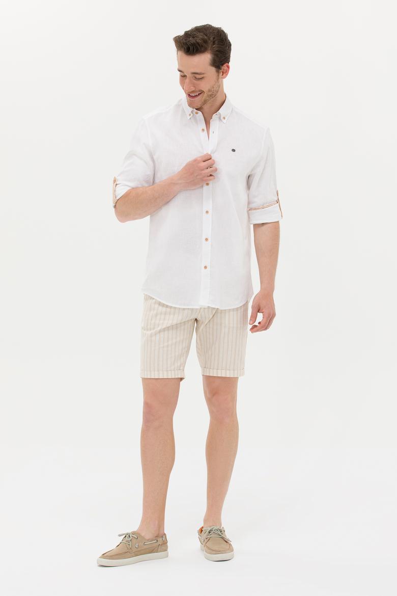 Erkek Camel Uzun Kollu Gömlek - 50264282001