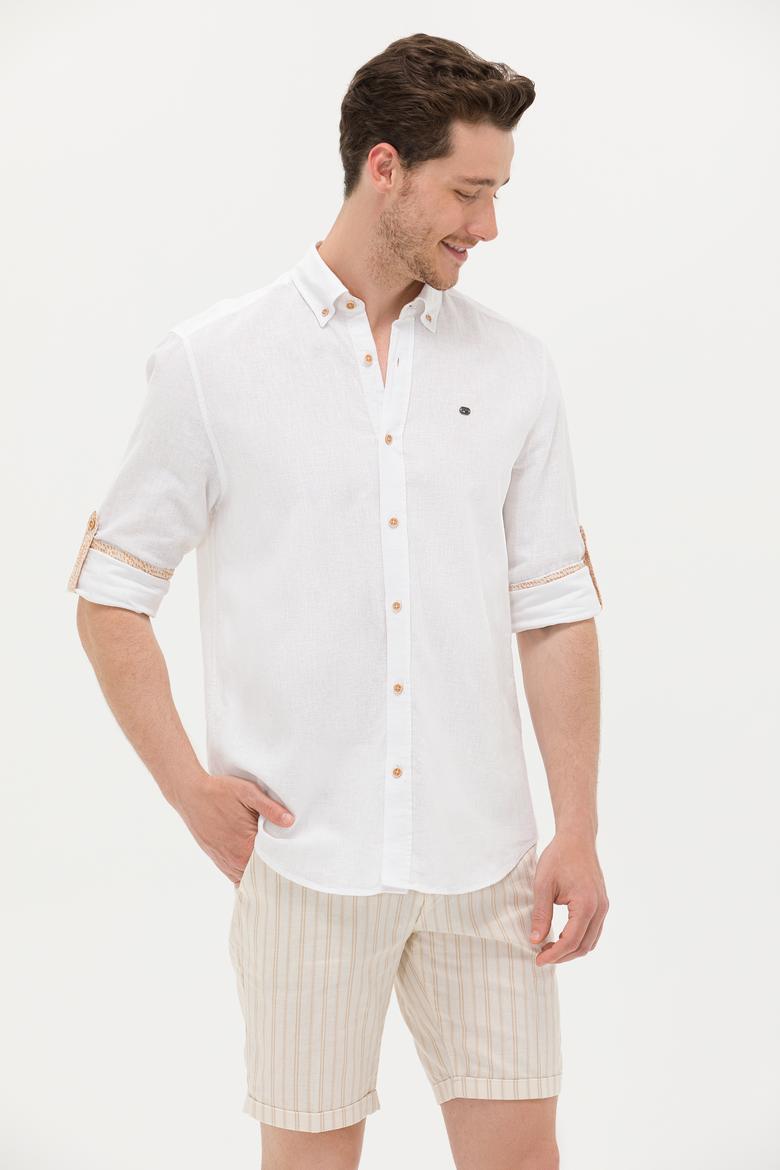 Erkek Camel Uzun Kollu Gömlek - 50264282001