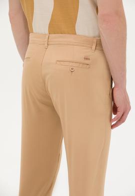 Erkek Camel Kanvas Pantolon - 50263817003