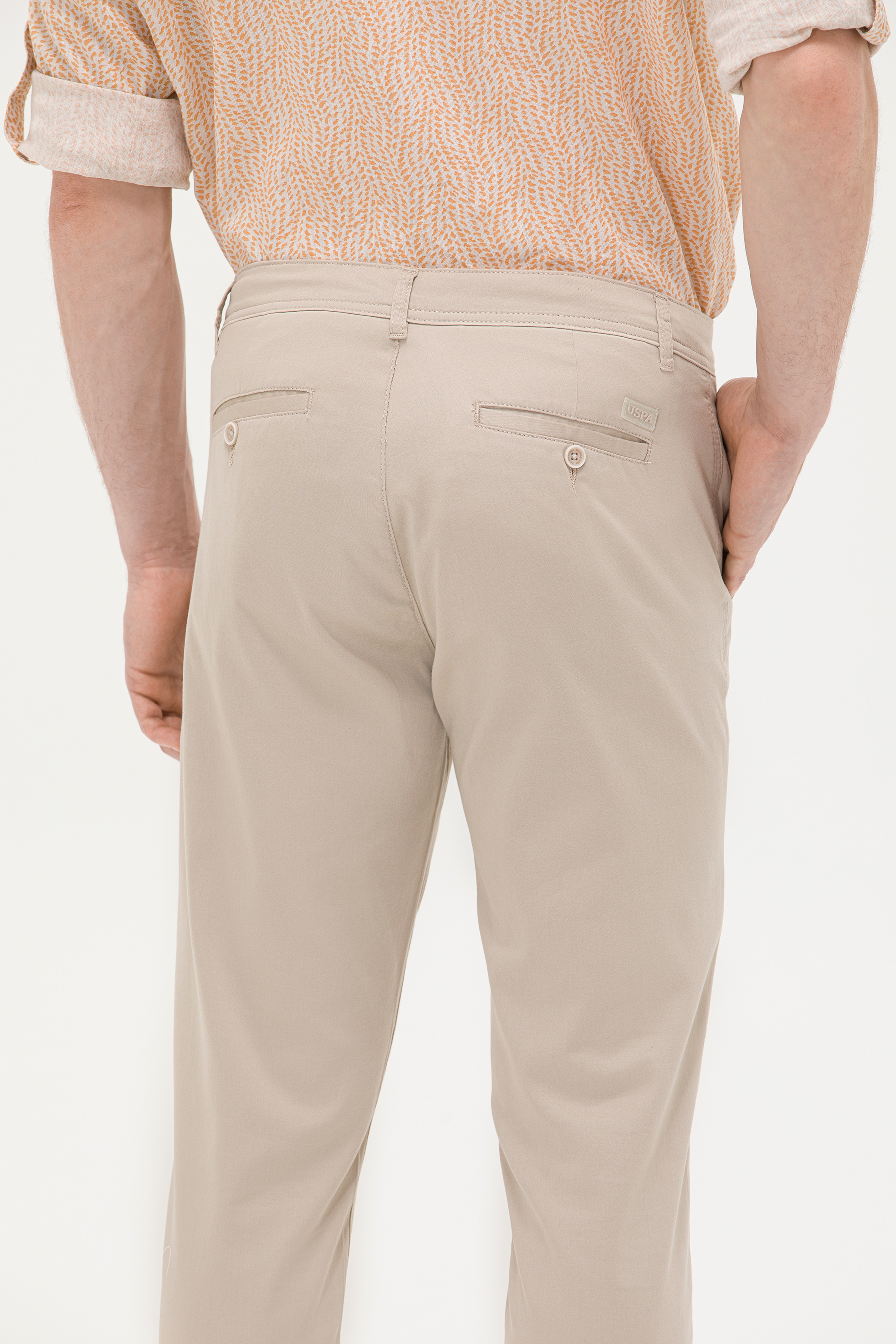 Erkek Carrot Fit Taş Kanvas Pantolon - Image 7