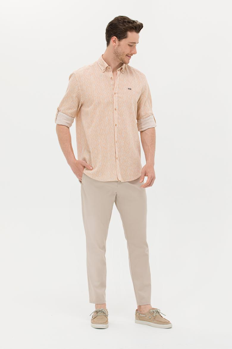 Erkek Taş Kanvas Pantolon - 50263817013