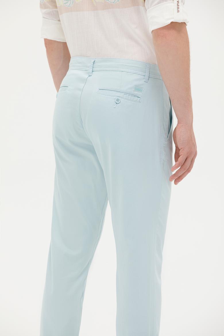 Erkek Su Yeşili Kanvas Pantolon - 50263817025