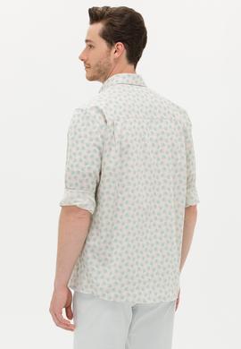 Erkek Yeşil Uzun Kollu Gömlek - 50263880014