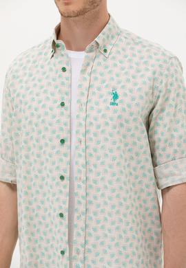 Erkek Yeşil Uzun Kollu Gömlek - 50263880014