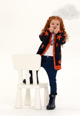 Kız Çocuk Lacivert V Yaka Triko Hırka - 50237352008