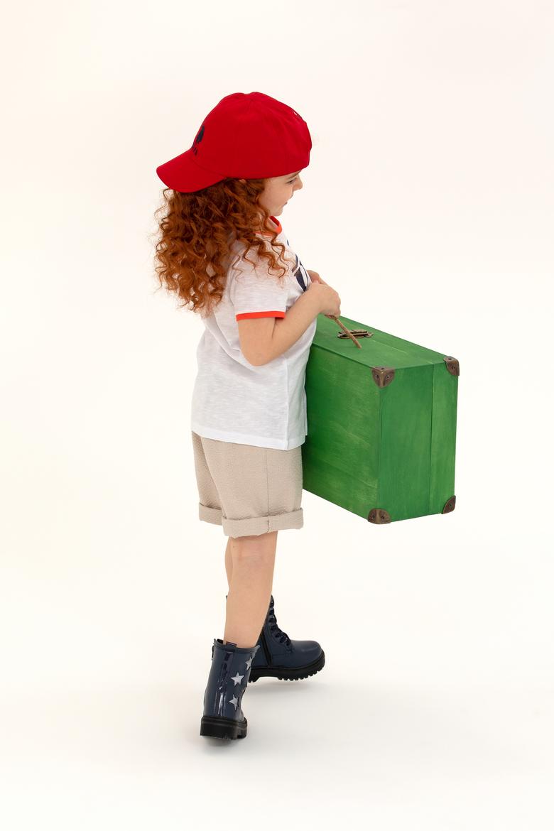 Kız Çocuk Taş Dokuma Şort - 50249293017