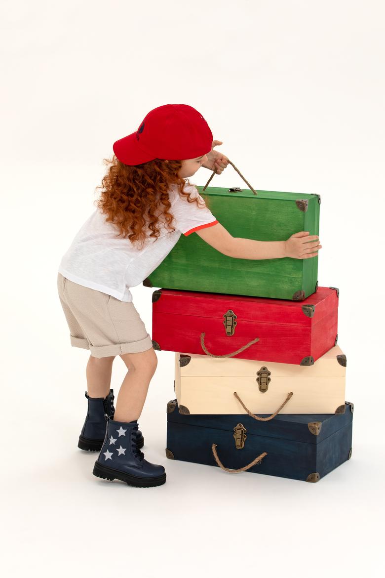 Kız Çocuk Taş Dokuma Şort