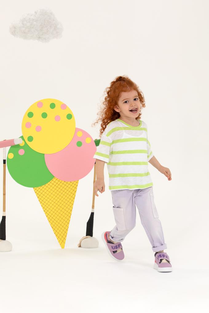 Kız Çocuk Lila Jean Pantolon