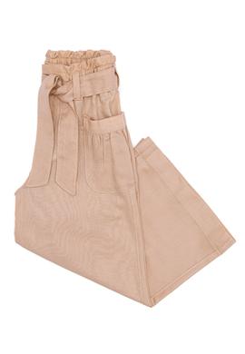 Kız Çocuk Kum Kanvas Pantolon - 50246798008