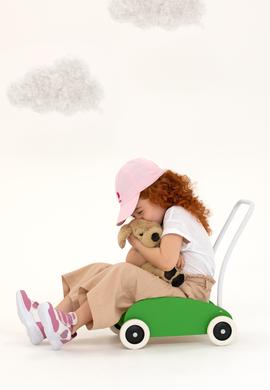 Kız Çocuk Kum Kanvas Pantolon - 50246798008