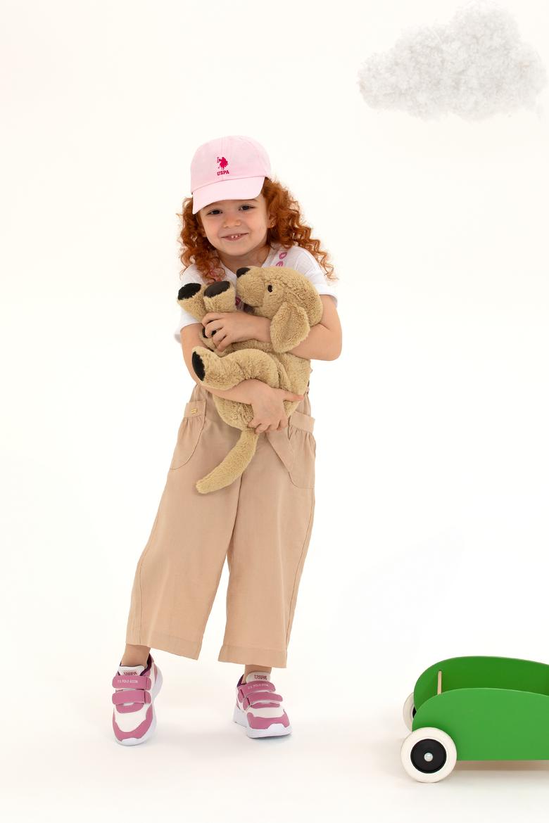 Kız Çocuk Kum Kanvas Pantolon - 50246798008