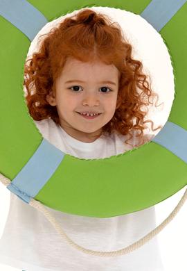 Kız Çocuk Beyaz Bisiklet Yaka Crop Tişört - 50248968022