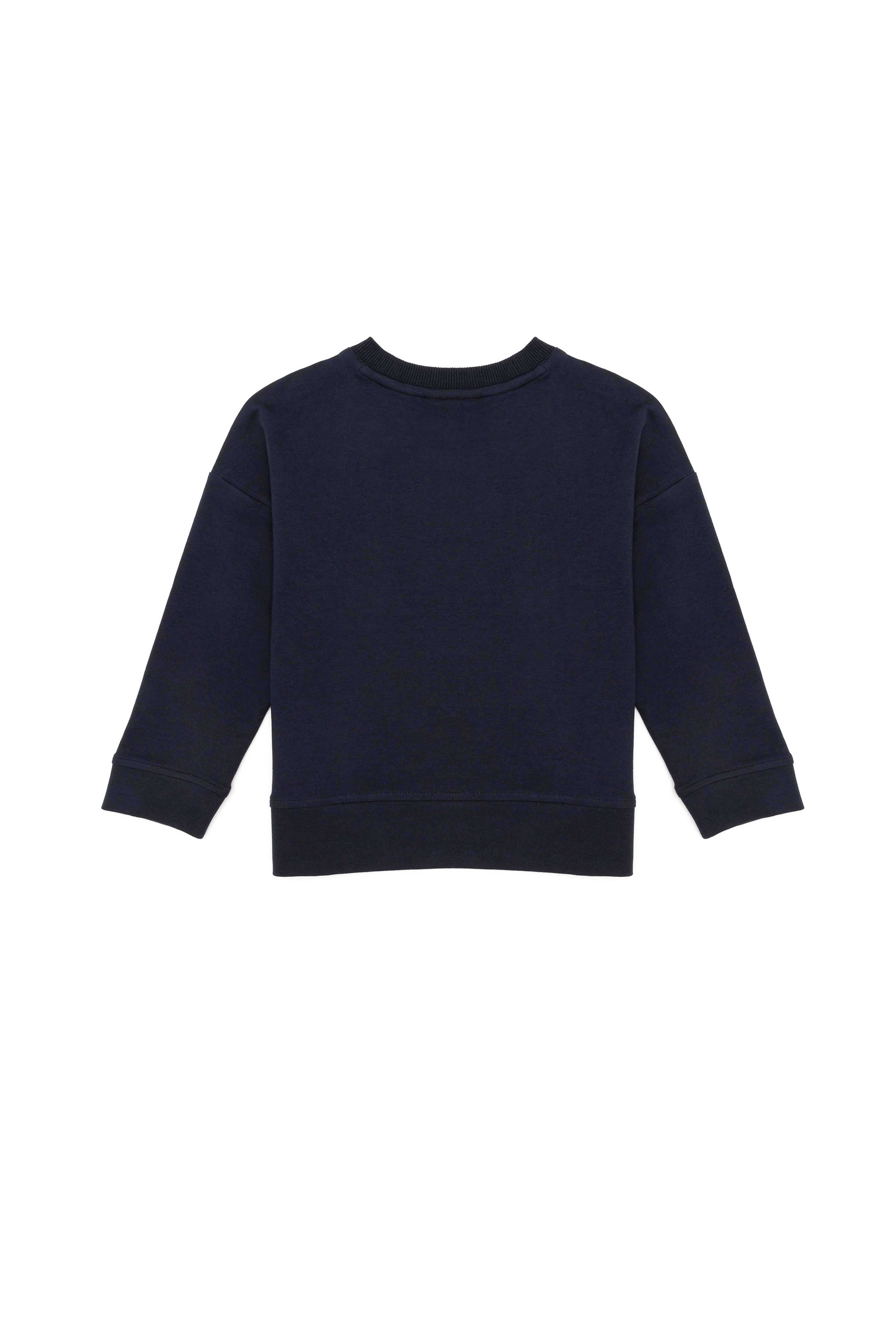 Çocuk Lacivert Bisiklet Yaka Sweatshirt - Image 6