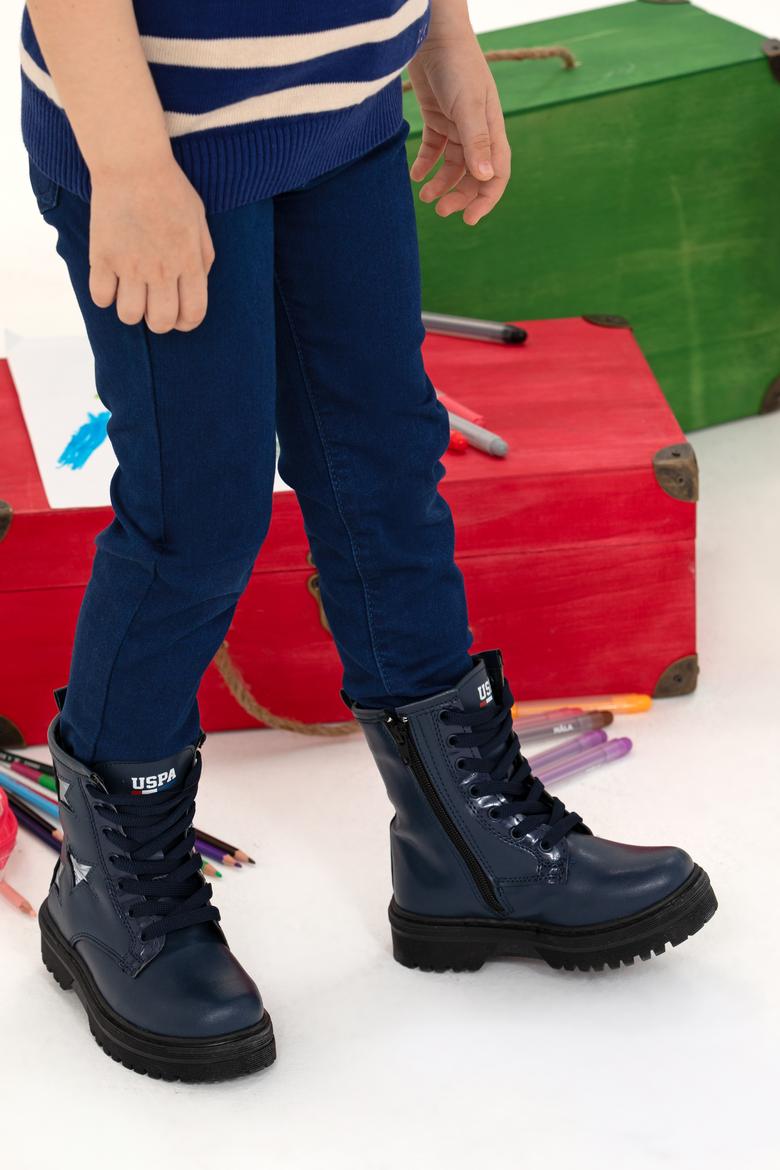 Kız Çocuk Lacivert Bot - 50258347009