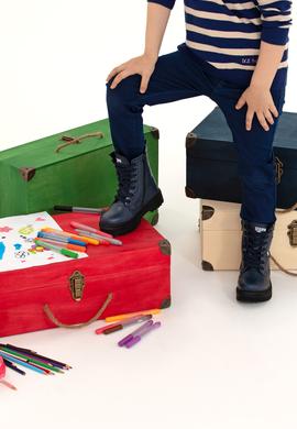 Kız Çocuk Lacivert Bot - 50258347009