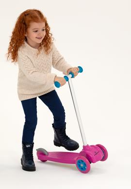 Kız Çocuk Krem Melanj Bisiklet Yaka Kazak - 50258074037