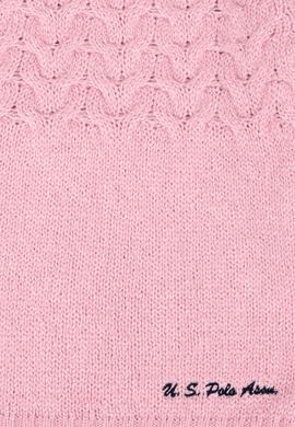 Kız Çocuk Manolya Bisiklet Yaka Kazak - 50258074051