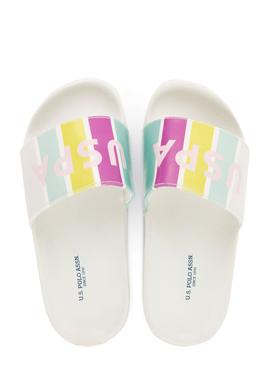 Kız Çocuk Beyaz Terlik - 50267763005