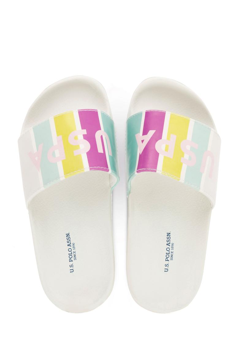 Kız Çocuk Beyaz Terlik - 50267763005