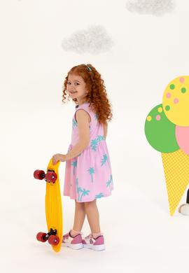 Kız Çocuk Manolya Kolsuz Örme Elbise - 50266707001