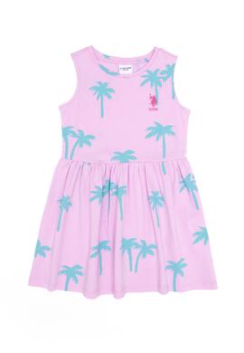 Kız Çocuk Manolya Kolsuz Örme Elbise - 50266707001