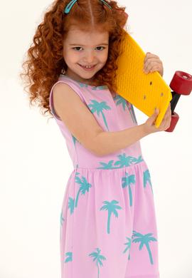 Kız Çocuk Manolya Kolsuz Örme Elbise - 50266707001