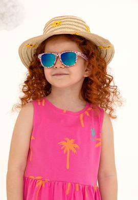 Kız Çocuk Pembe Örme Elbise - 50266707012