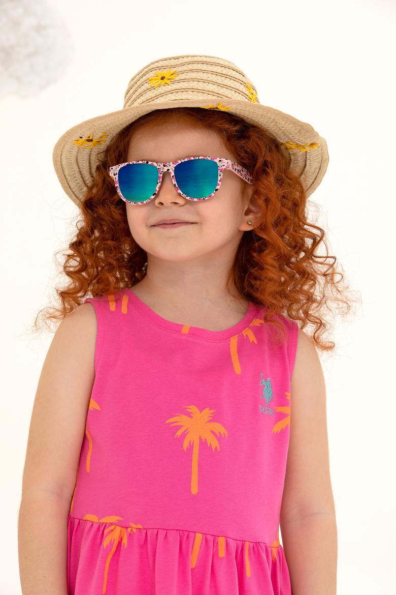 Kız Çocuk Pembe Örme Elbise - 50266707012