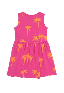 Kız Çocuk Pembe Örme Elbise - 50266707012