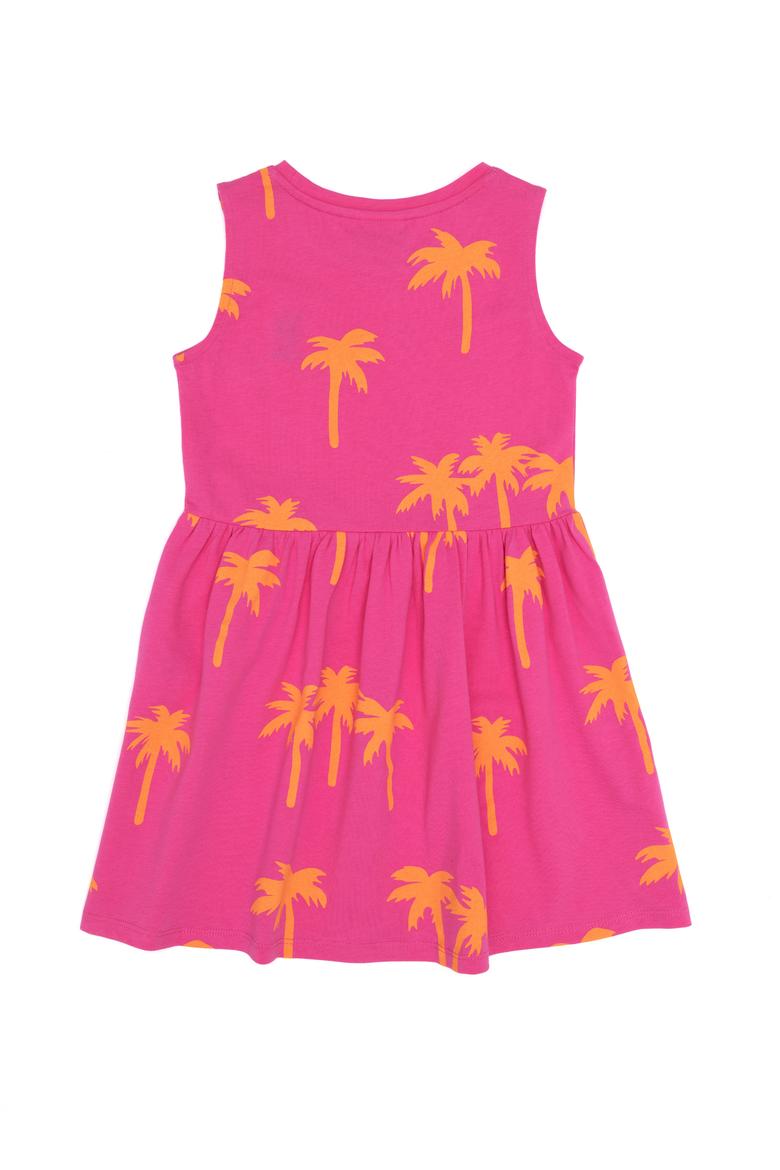 Kız Çocuk Pembe Örme Elbise - 50266707012