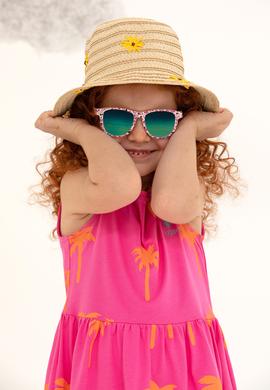 Kız Çocuk Pembe Örme Elbise - 50266707012