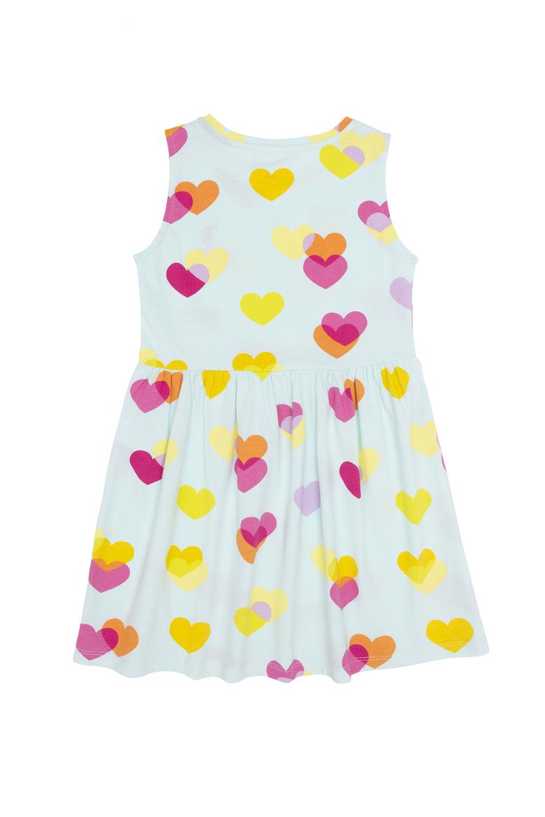 Kız Çocuk Su Yeşili Kolsuz Örme Elbise - 50266731001