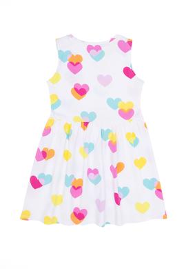 Kız Çocuk Beyaz Kolsuz Örme Elbise - 50266731012