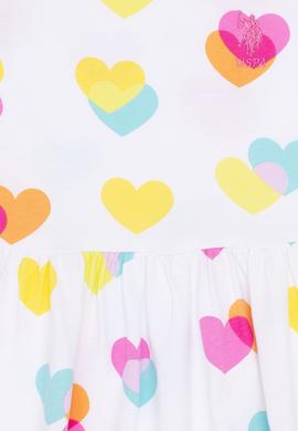 Kız Çocuk Beyaz Kolsuz Örme Elbise - 50266731012