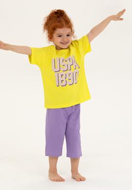 Kız Çocuk Neon Sarı Pijama Takımı - 50273906011