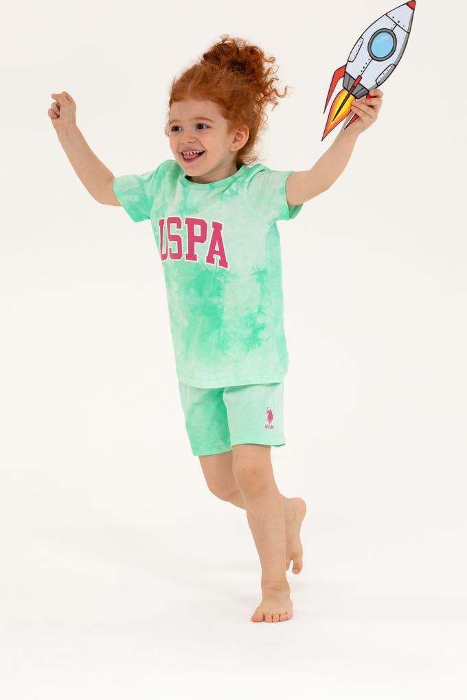 Kız Çocuk Mint Pijama Takımı