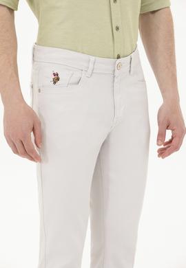 Erkek Açık Gri Kanvas / Chino Pantolon - 50266049092