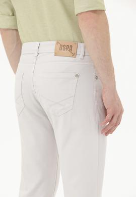 Erkek Açık Gri Kanvas / Chino Pantolon - 50266049092