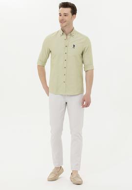 Erkek Açık Gri Kanvas / Chino Pantolon - 50266049092