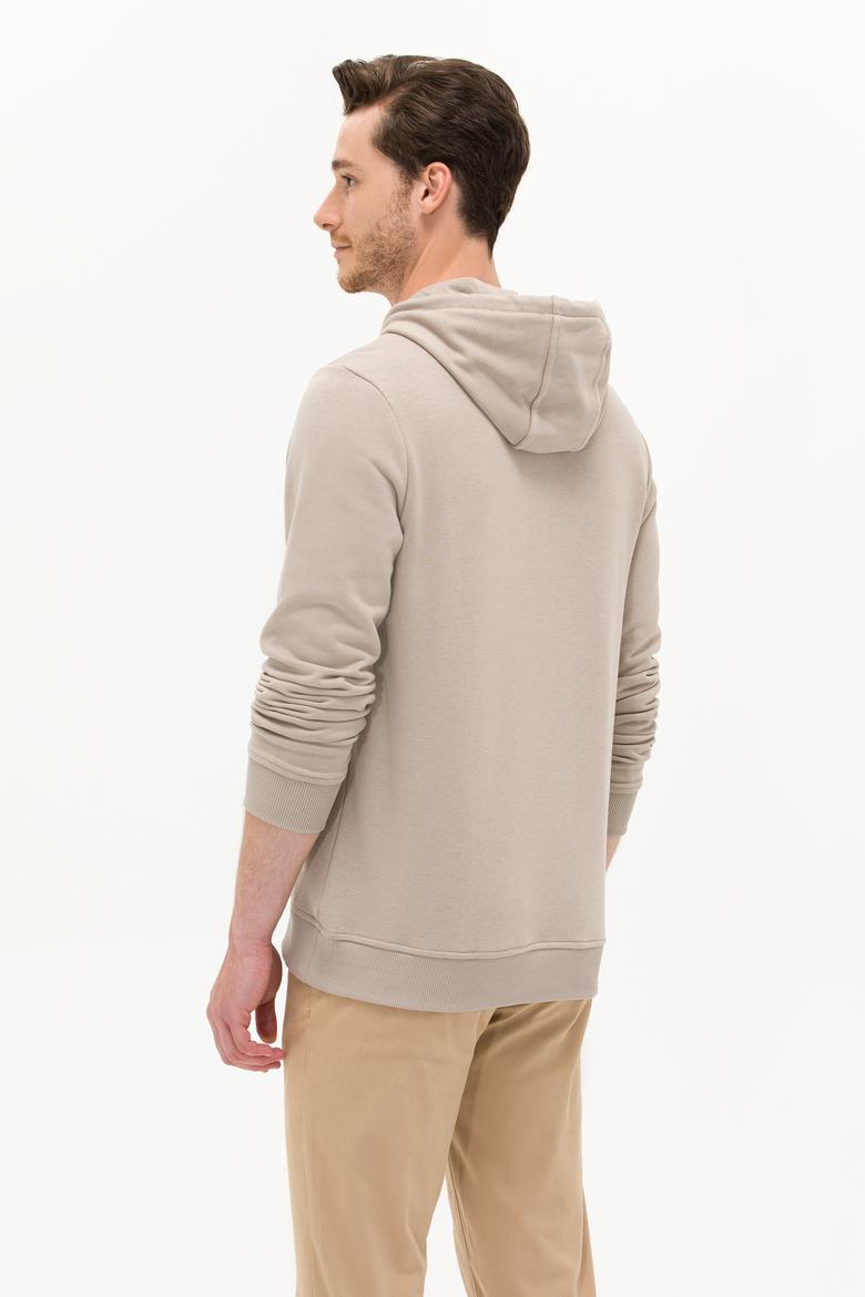 Erkek Taş Basic Sweatshirt - 50261140038