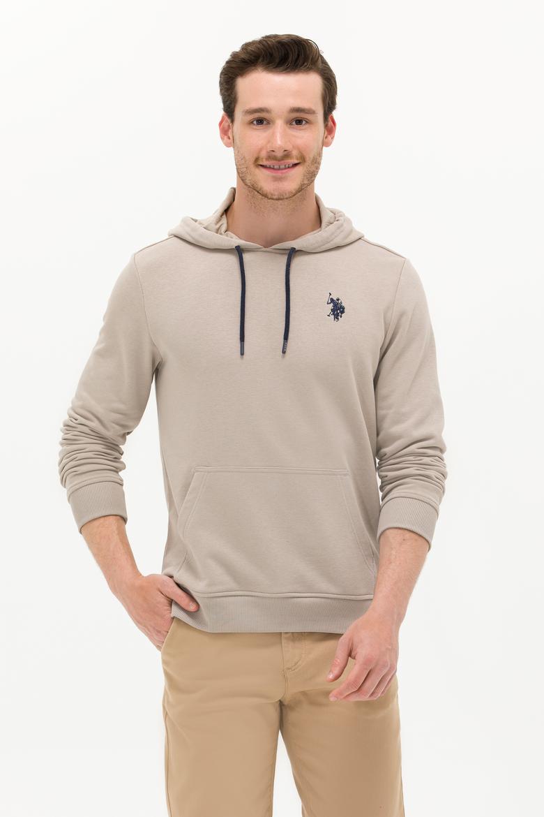Erkek Taş Basic Sweatshirt