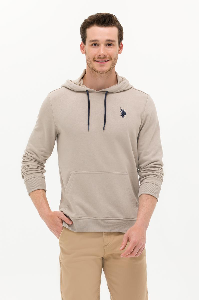 Erkek Taş Basic Sweatshirt