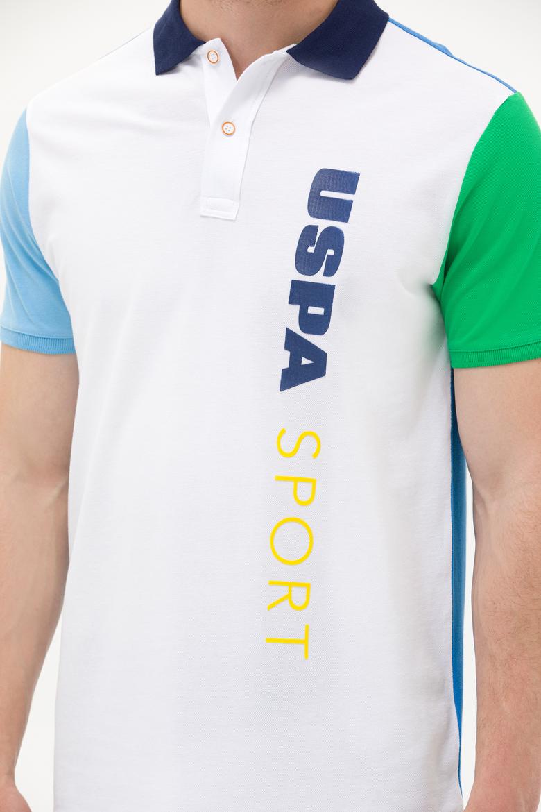 Erkek Beyaz Polo Yaka Tişört - 50263442005