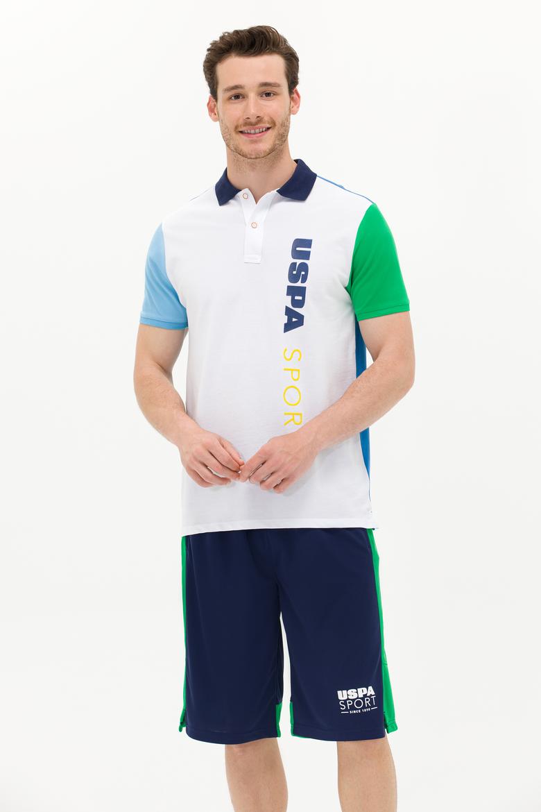 Erkek Beyaz Polo Yaka Tişört - 50263442005